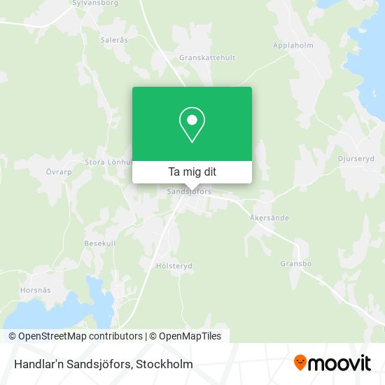 Handlar'n Sandsjöfors karta