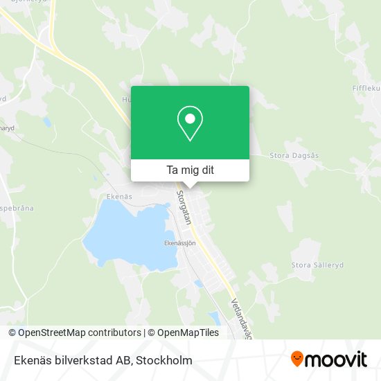 Ekenäs bilverkstad AB karta