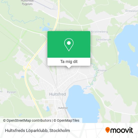 Hultsfreds Löparklubb karta