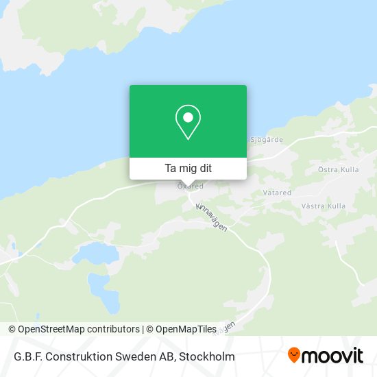 G.B.F. Construktion Sweden AB karta