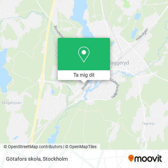 Götafors skola karta