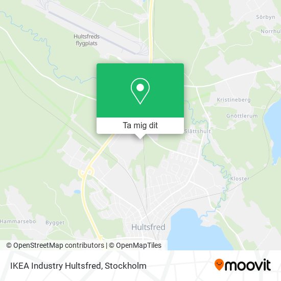 IKEA Industry Hultsfred karta