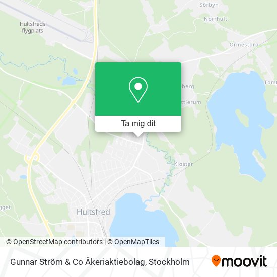 Gunnar Ström & Co Åkeriaktiebolag karta