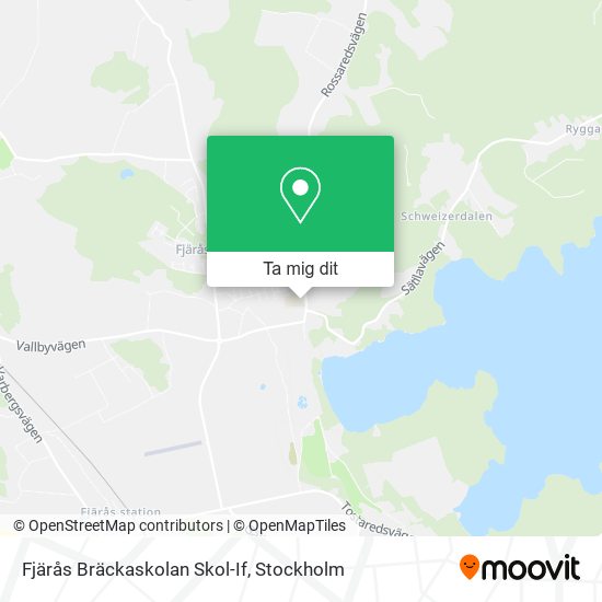 Fjärås Bräckaskolan Skol-If karta