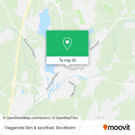 Vaggeryds Sim & sporthall karta