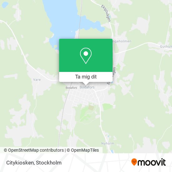 Citykiosken karta