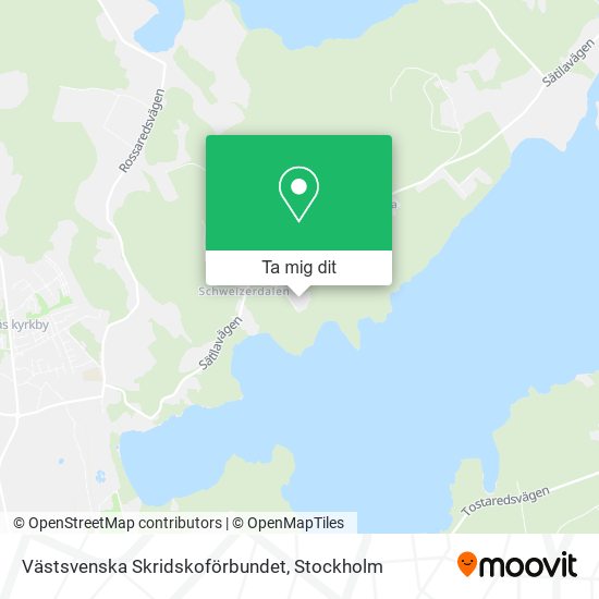 Västsvenska Skridskoförbundet karta