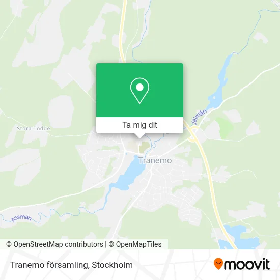 Tranemo församling karta