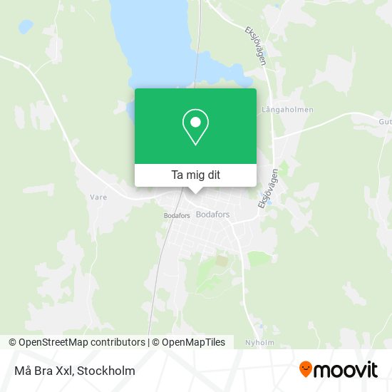 Må Bra Xxl karta