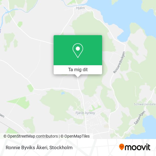 Ronnie Byviks Åkeri karta