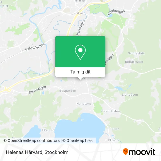 Helenas Hårvård karta