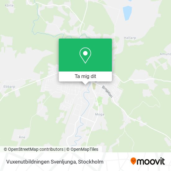 Vuxenutbildningen Svenljunga karta