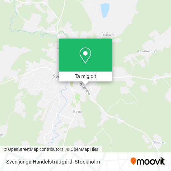 Svenljunga Handelsträdgård karta