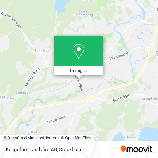 Kungsfors Tandvård AB karta