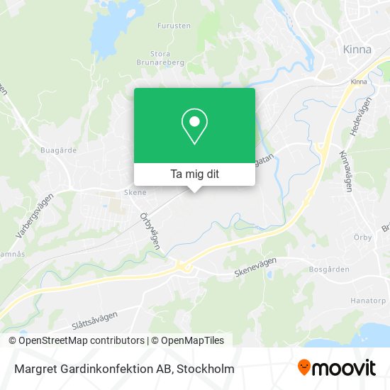 Margret Gardinkonfektion AB karta