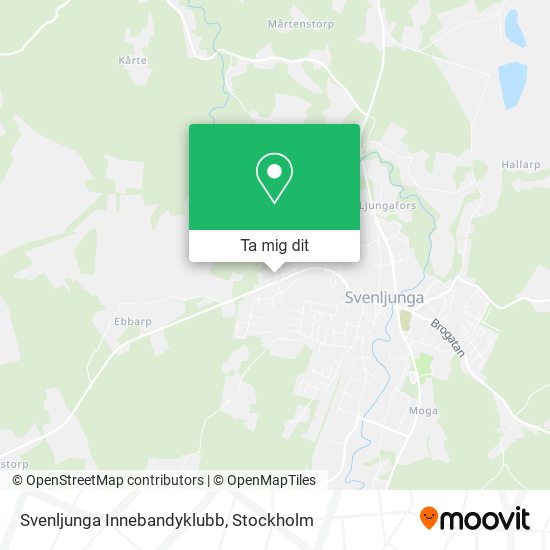 Svenljunga Innebandyklubb karta