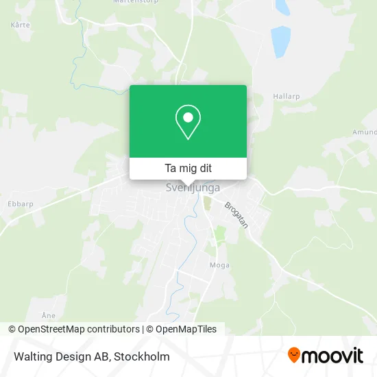 Walting Design AB karta