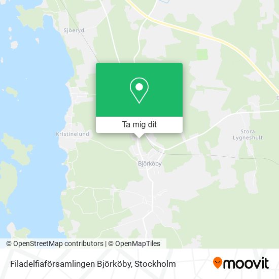 Filadelfiaförsamlingen Björköby karta