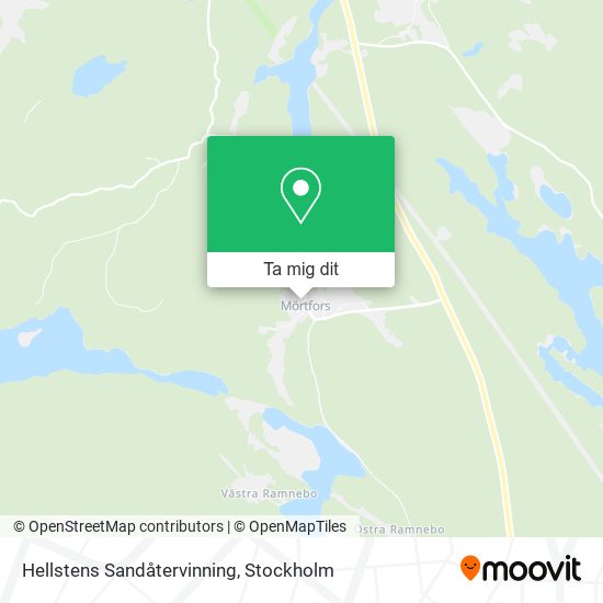 Hellstens Sandåtervinning karta