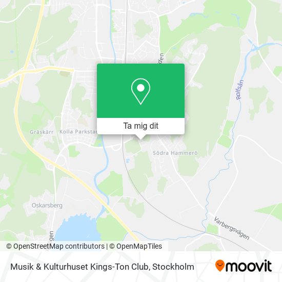 Musik & Kulturhuset Kings-Ton Club karta