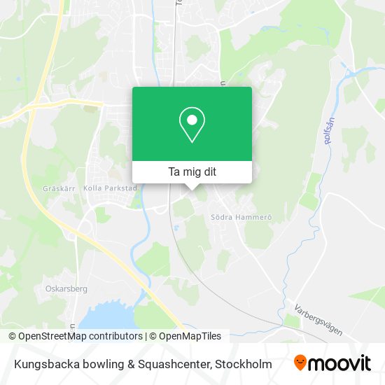 Kungsbacka bowling & Squashcenter karta