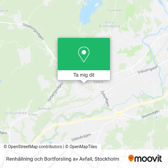 Renhållning och Bortforsling av Avfall karta