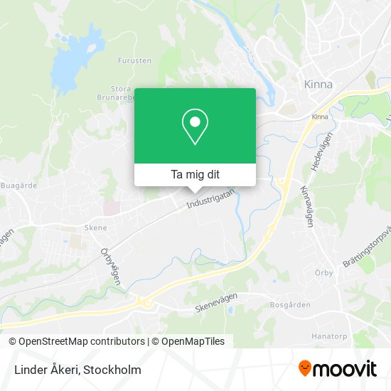 Linder Åkeri karta