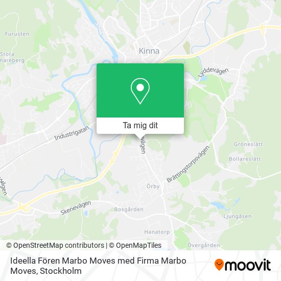 Ideella Fören Marbo Moves med Firma Marbo Moves karta