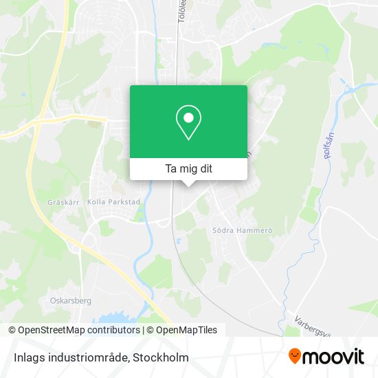Inlags industriområde karta