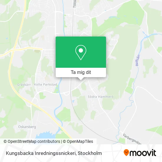 Kungsbacka Inredningssnickeri karta