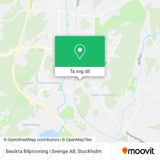 Besikta Bilprovning i Sverige AB karta