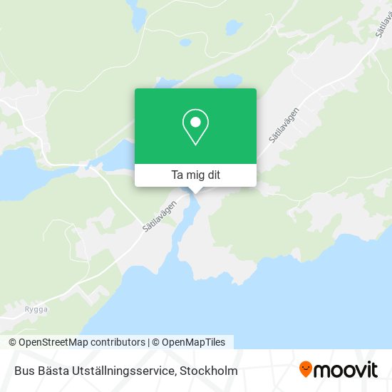 Bus Bästa Utställningsservice karta