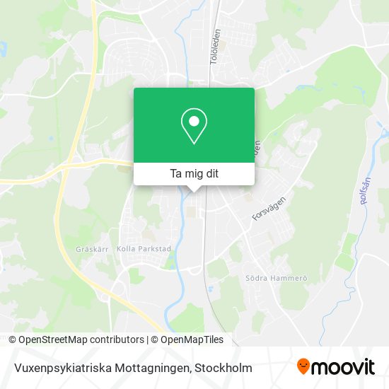 Vuxenpsykiatriska Mottagningen karta