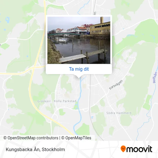 Kungsbacka Ån karta