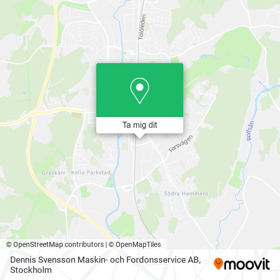 Dennis Svensson Maskin- och Fordonsservice AB karta