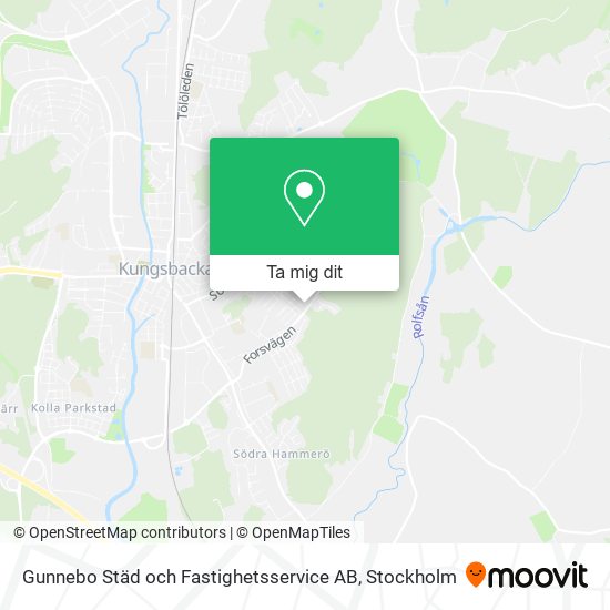 Gunnebo Städ och Fastighetsservice AB karta