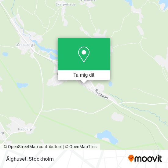 Älghuset karta