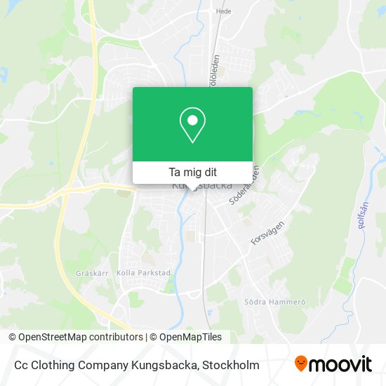 Cc Clothing Company Kungsbacka karta