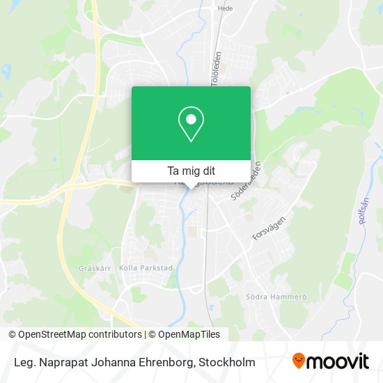 Leg. Naprapat Johanna Ehrenborg karta