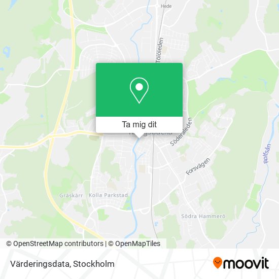 Värderingsdata karta