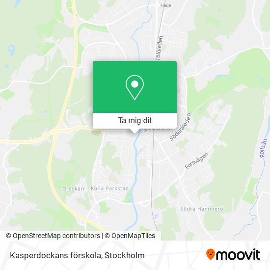 Kasperdockans förskola karta