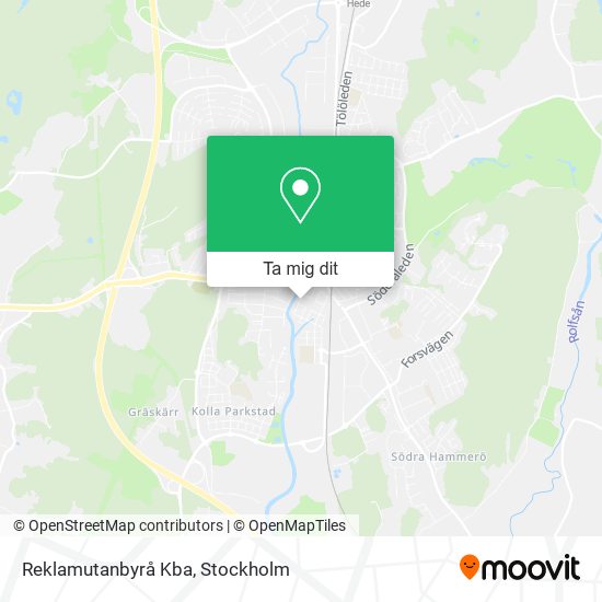 Reklamutanbyrå Kba karta