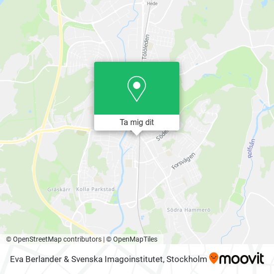 Eva Berlander & Svenska Imagoinstitutet karta