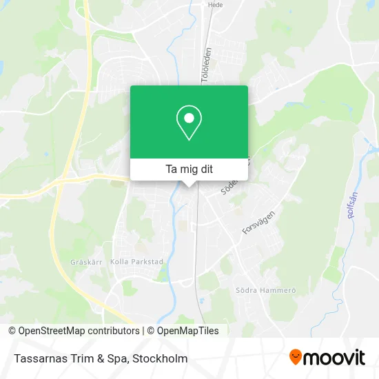 Tassarnas Trim & Spa karta