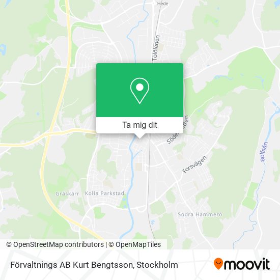 Förvaltnings AB Kurt Bengtsson karta