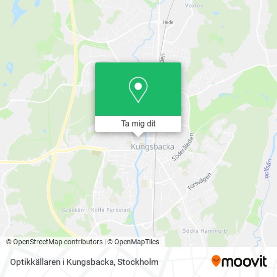 Optikkällaren i Kungsbacka karta