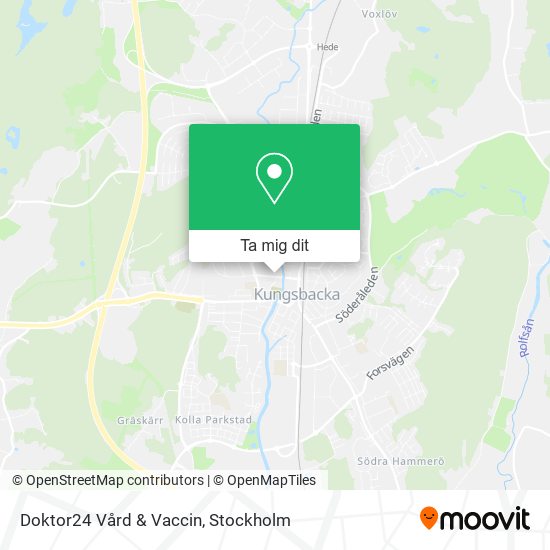 Doktor24 Vård & Vaccin karta