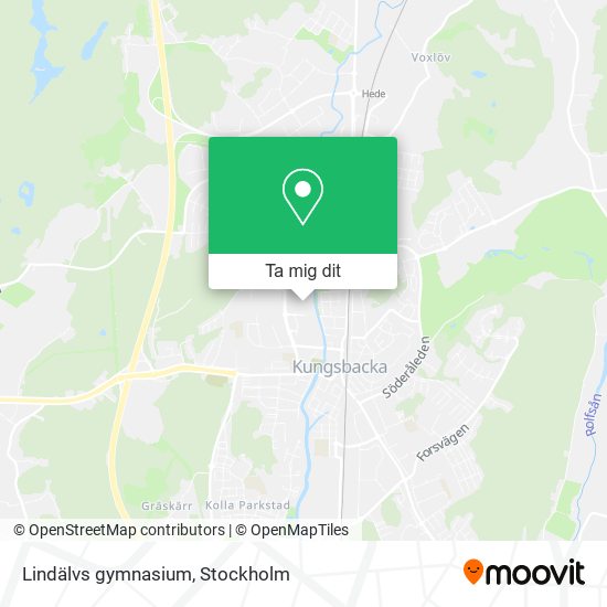 Lindälvs gymnasium karta