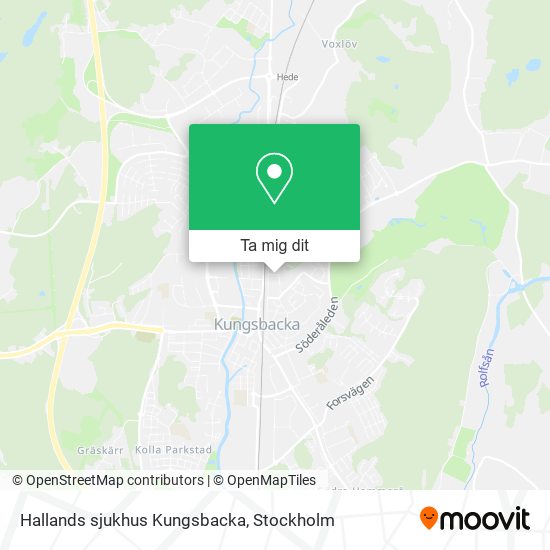 Hallands sjukhus Kungsbacka karta