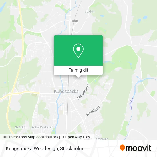 Kungsbacka Webdesign karta